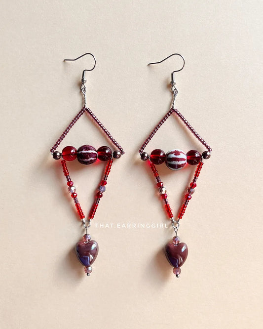 Dark Romance - Handmade Earrings