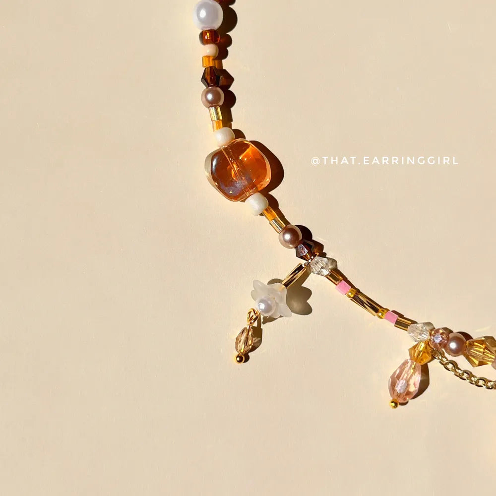 Sunset Blossom - Handmade Necklace