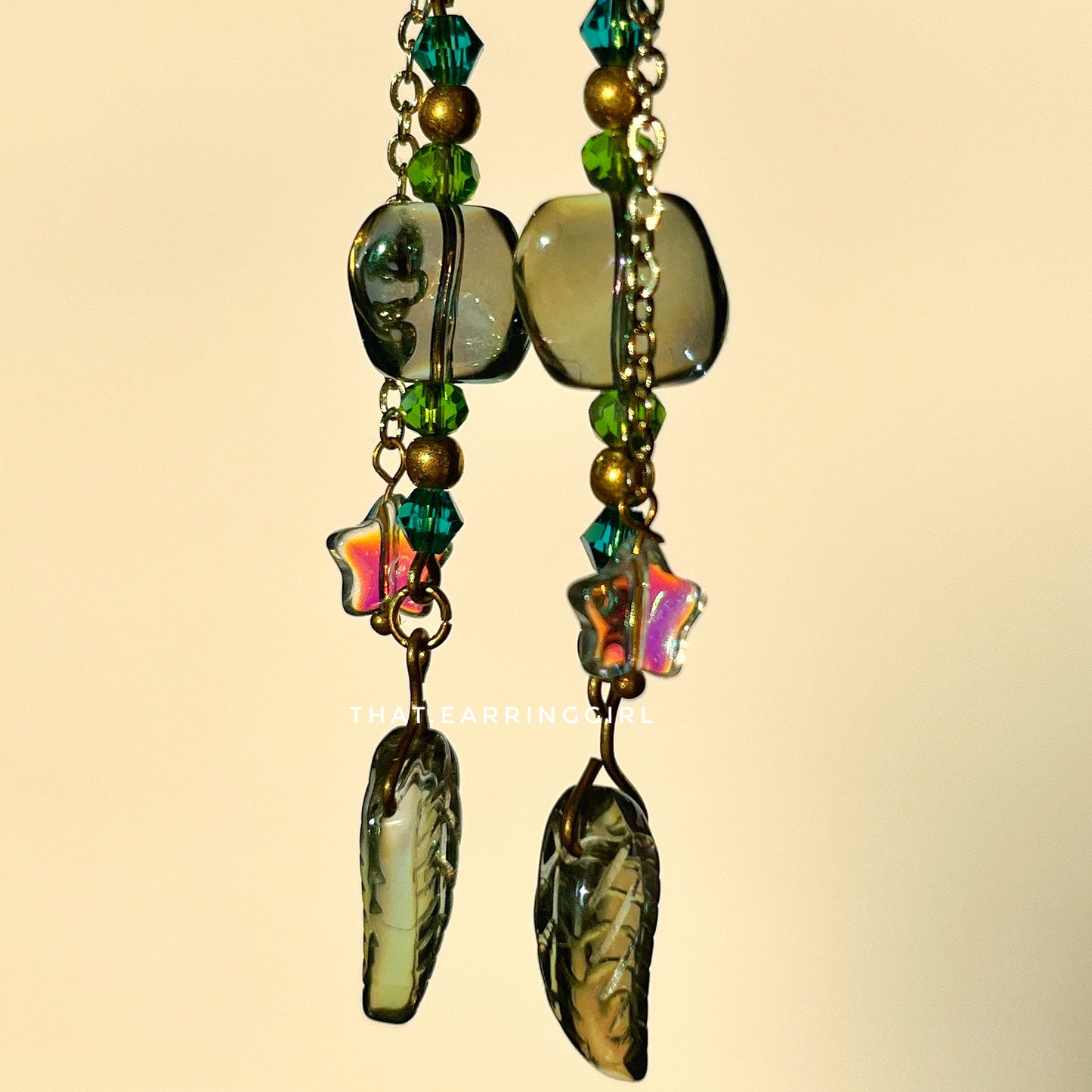 Jungle Night - Handmade Earrings