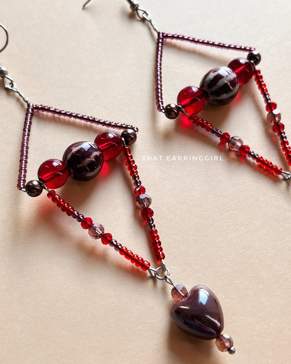 Dark Romance - Handmade Earrings