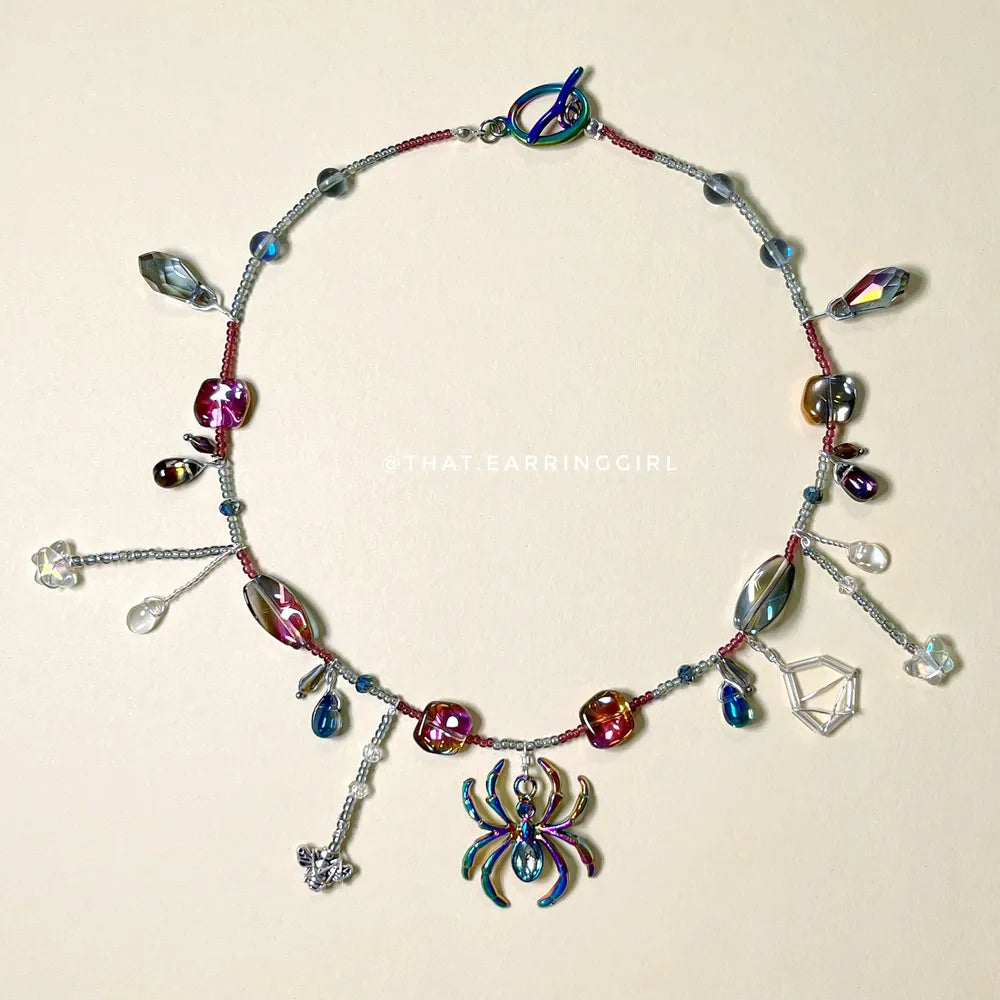 Midnight Weaver - Handmade Necklace