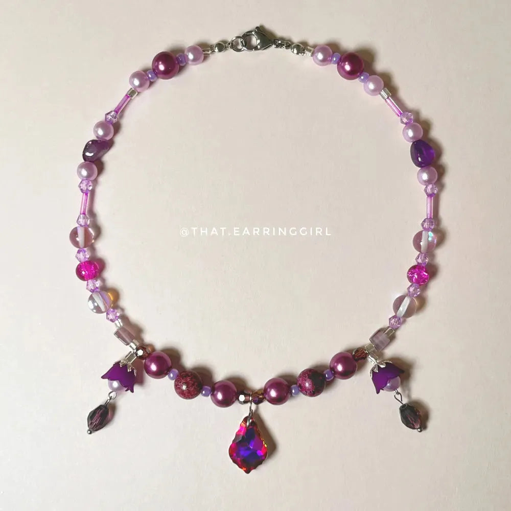 Amethyst's Enchantment - Handmade Necklace