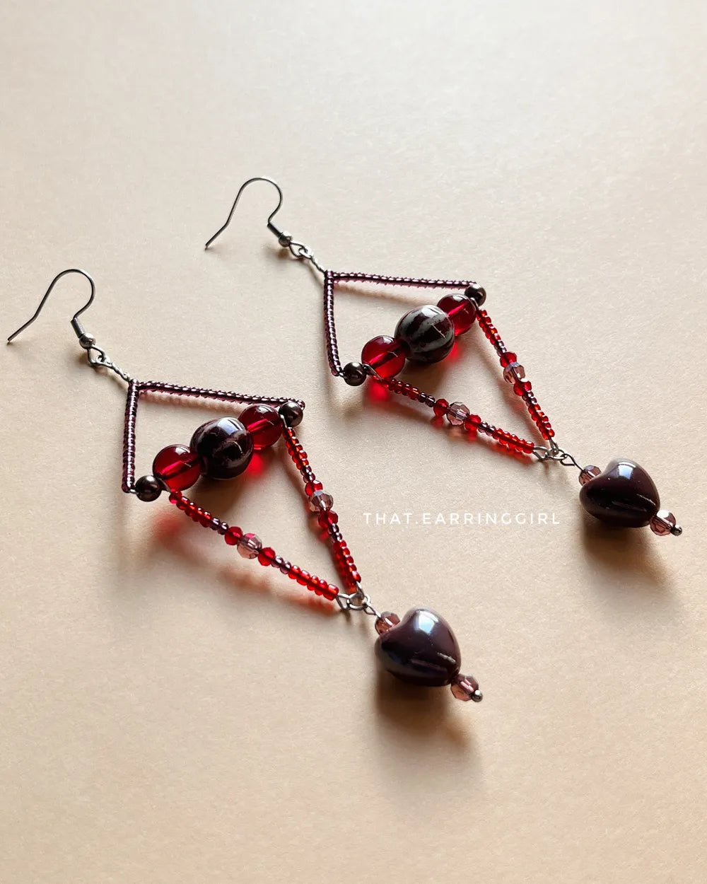 Dark Romance - Handmade Earrings