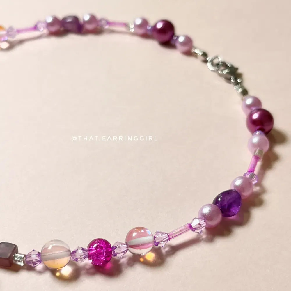 Amethyst's Enchantment - Handmade Necklace
