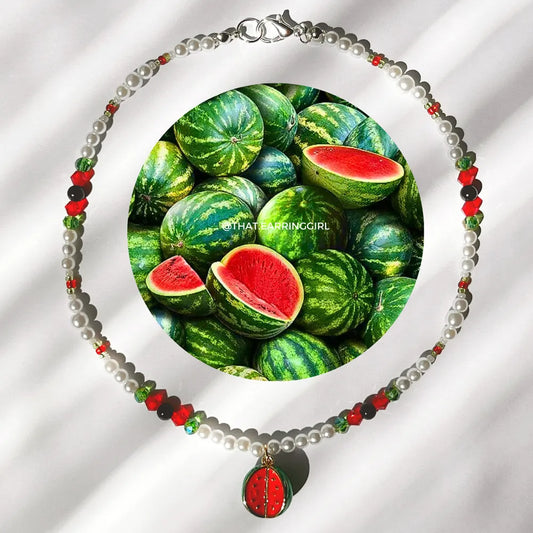 Watermelon - Handmade Necklace
