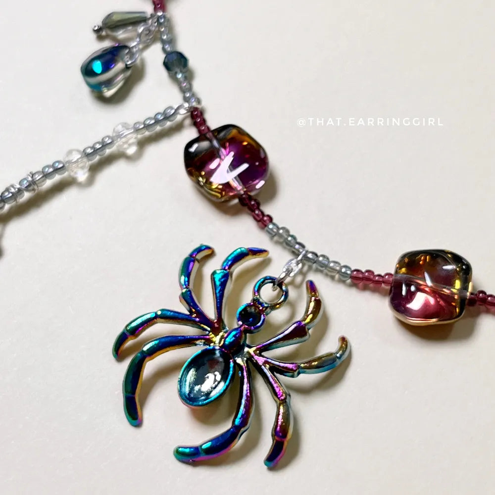 Midnight Weaver - Handmade Necklace