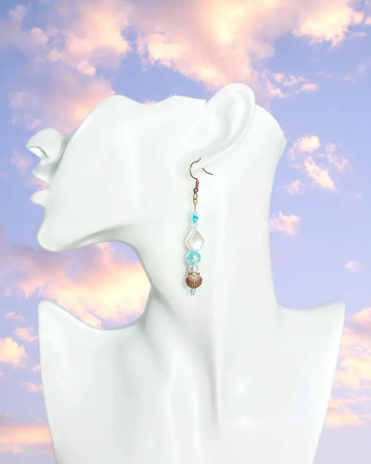 Deep Sea Sparkle - Handmade Earrings