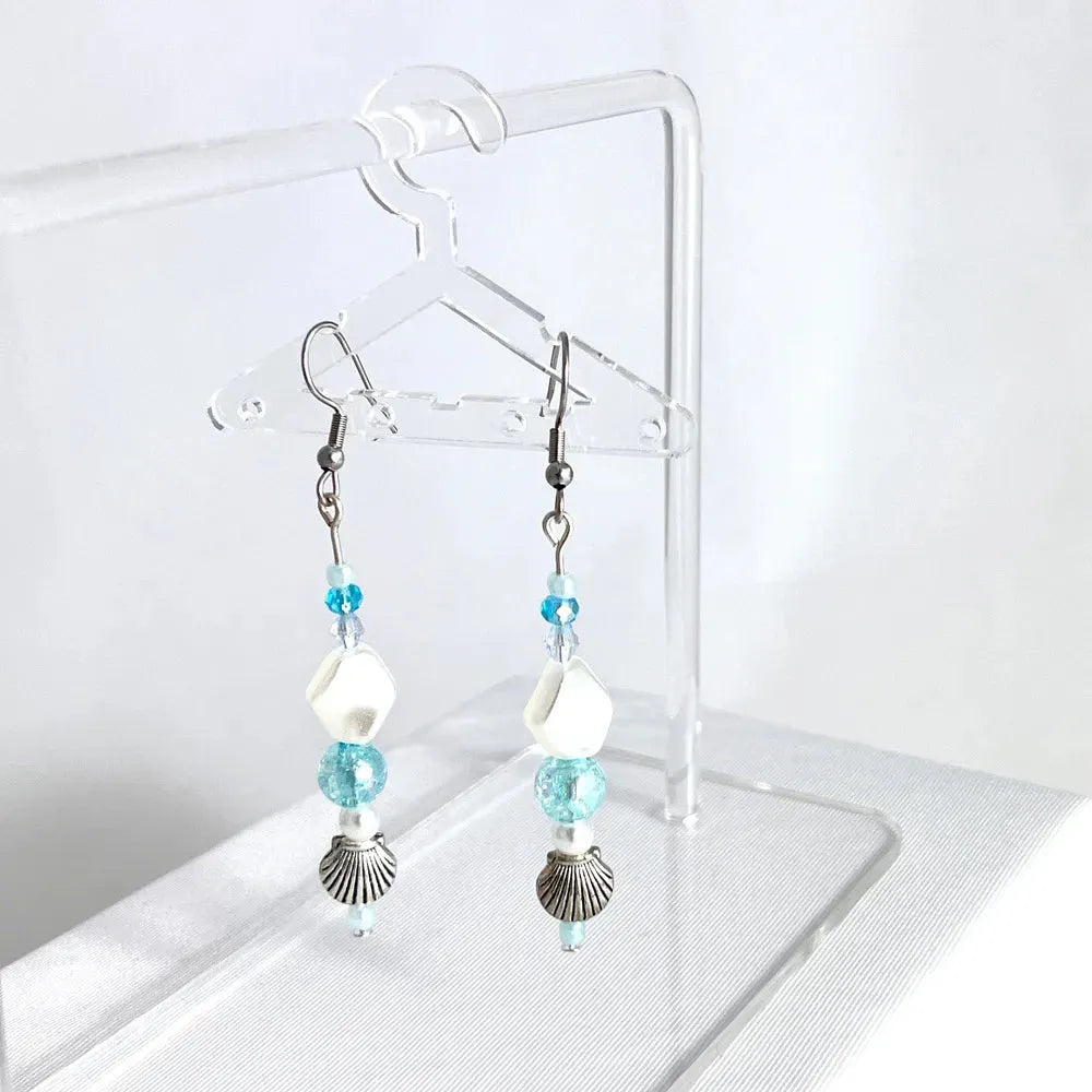 Deep Sea Sparkle - Handmade Earrings