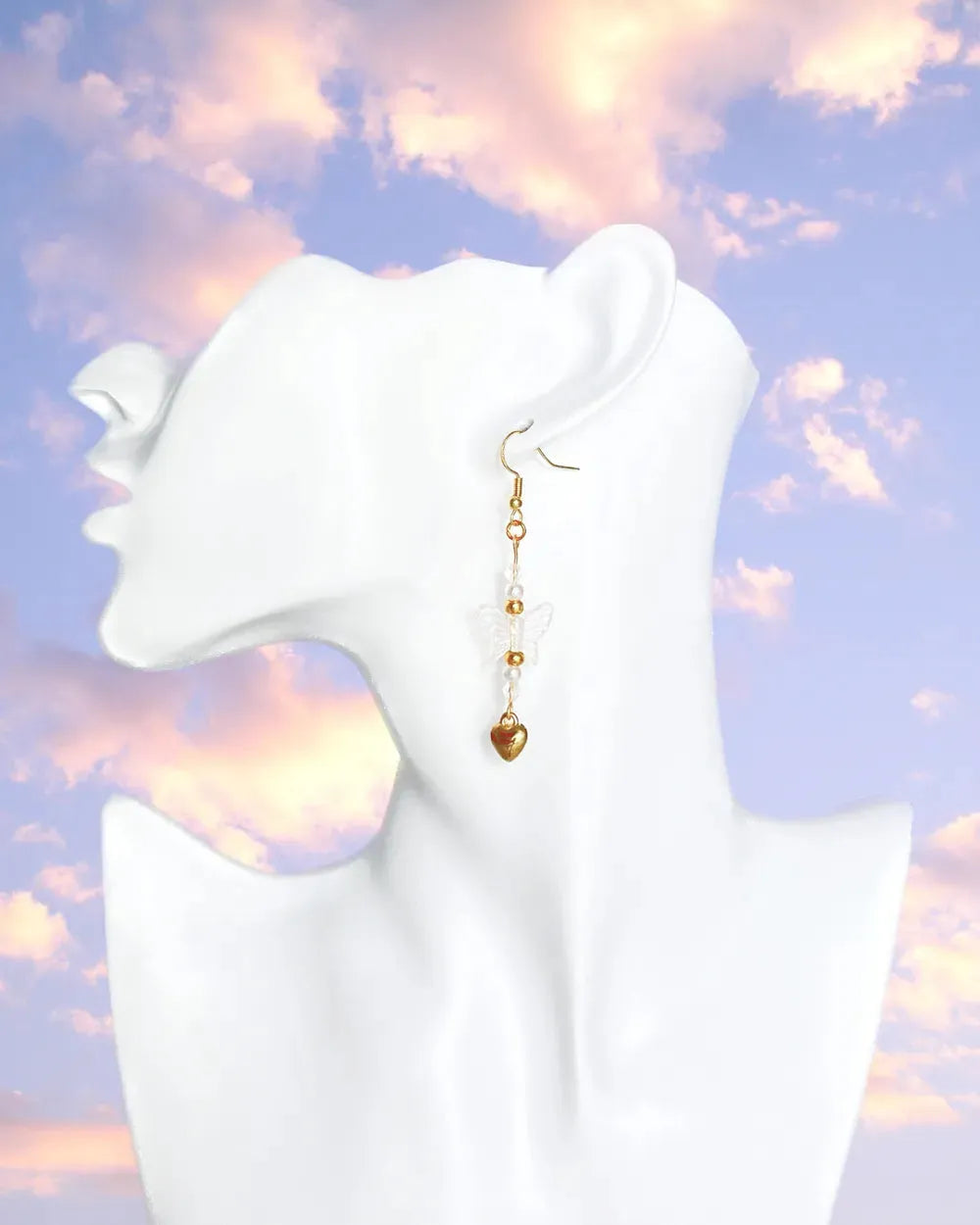 Golden Cupid - Handmade Earrings