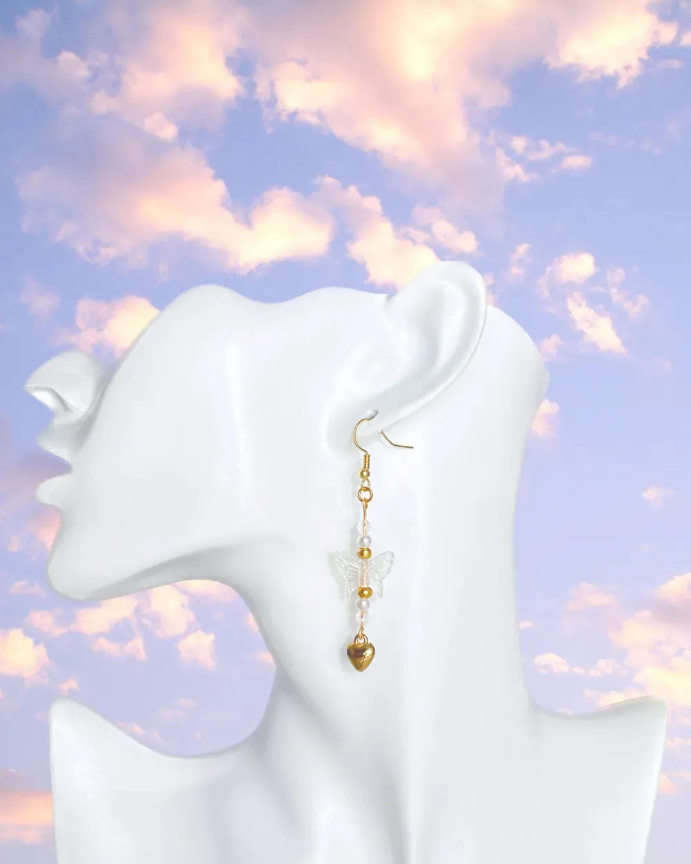 Golden Cupid - Handmade Earrings