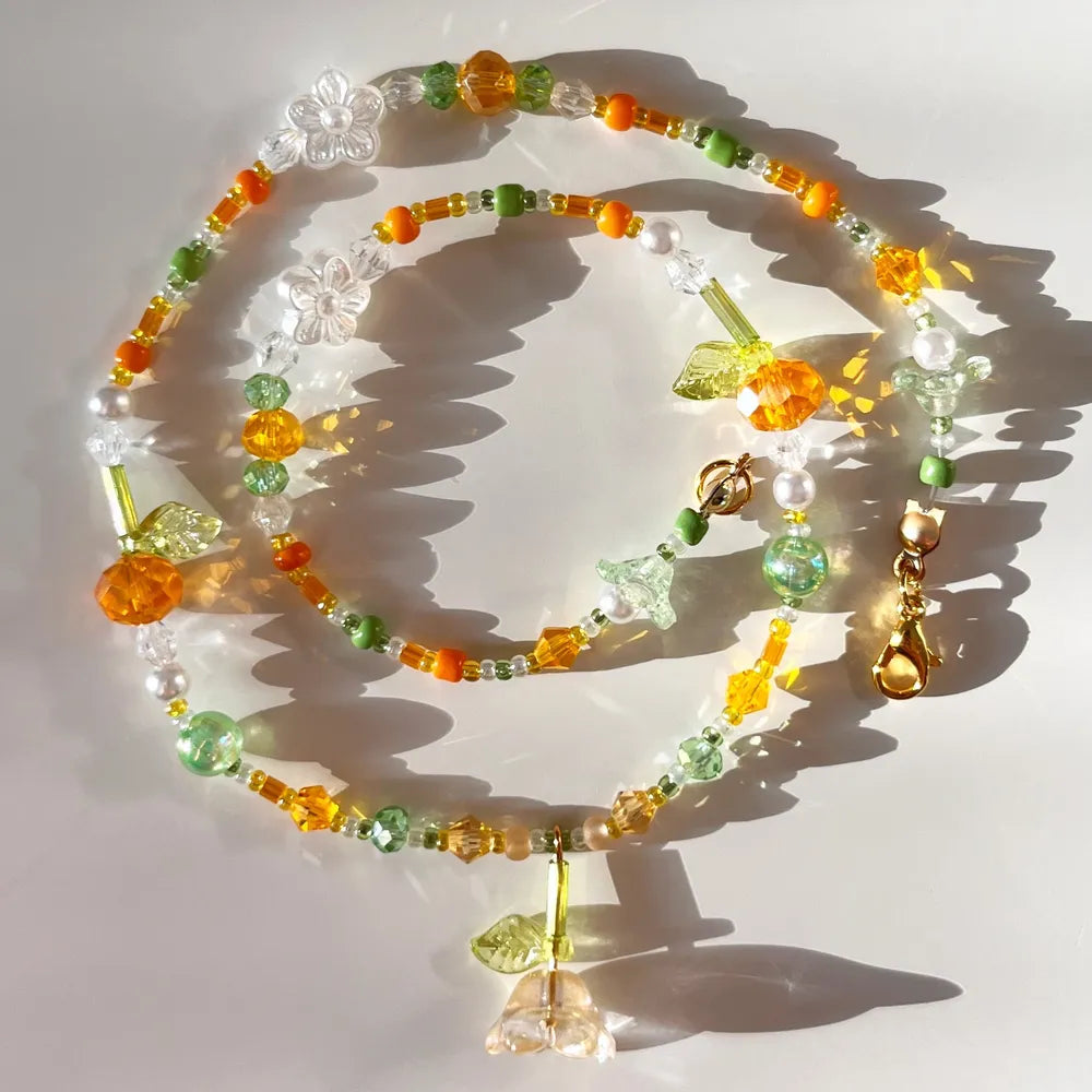 Orange Blossom - Handmade Necklace