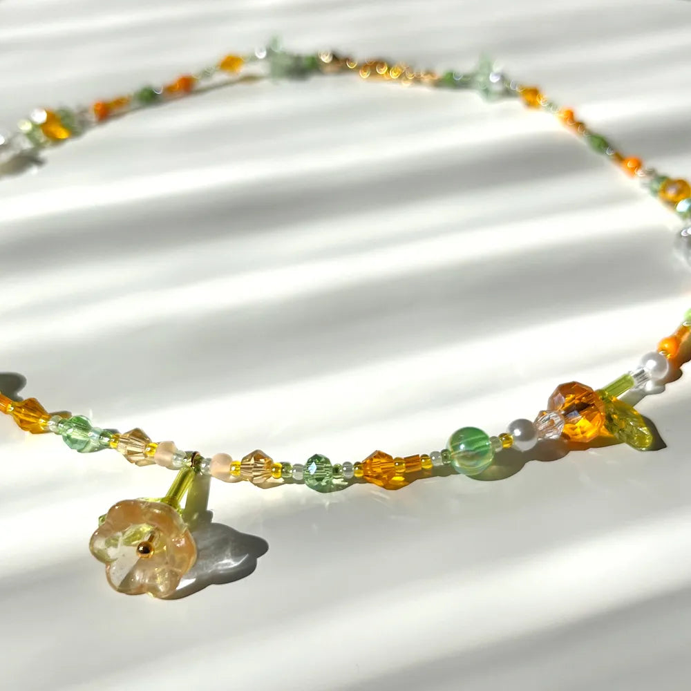 Orange Blossom - Handmade Necklace