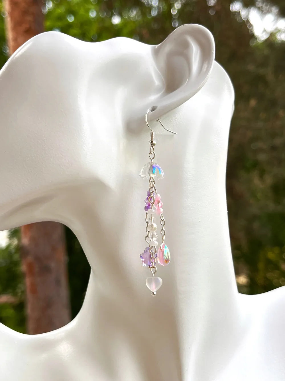 Pastel Jellyfish - Handmade Earrings