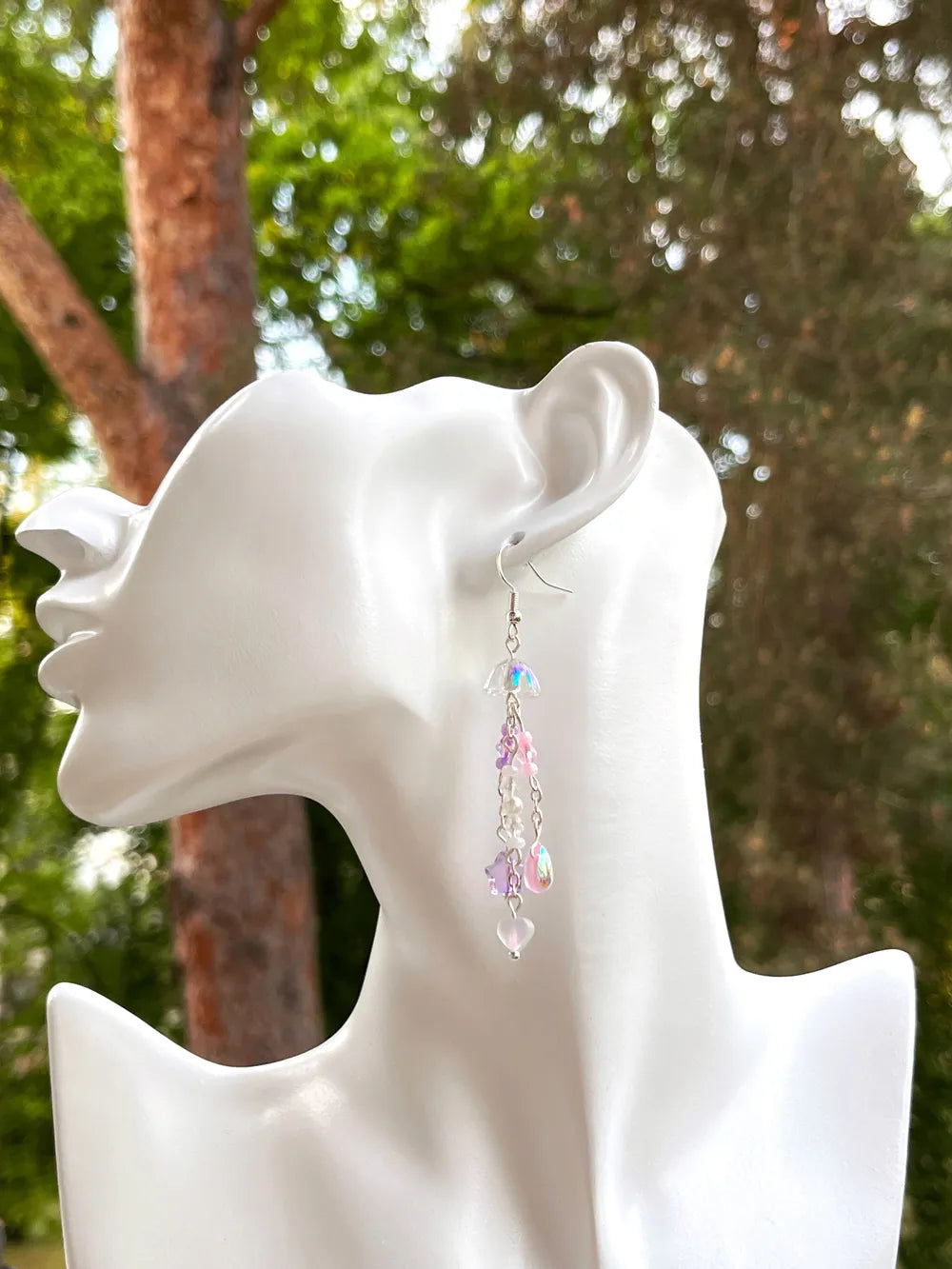 Pastel Jellyfish - Handmade Earrings
