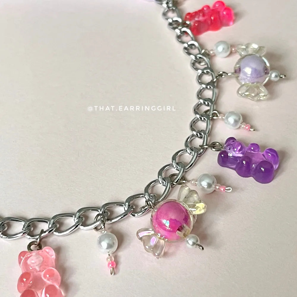 Sweet Gummybears - Handmade Necklace