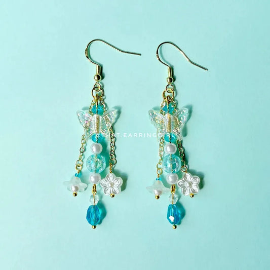 Butterfly in the Sky - Handmade Earrings