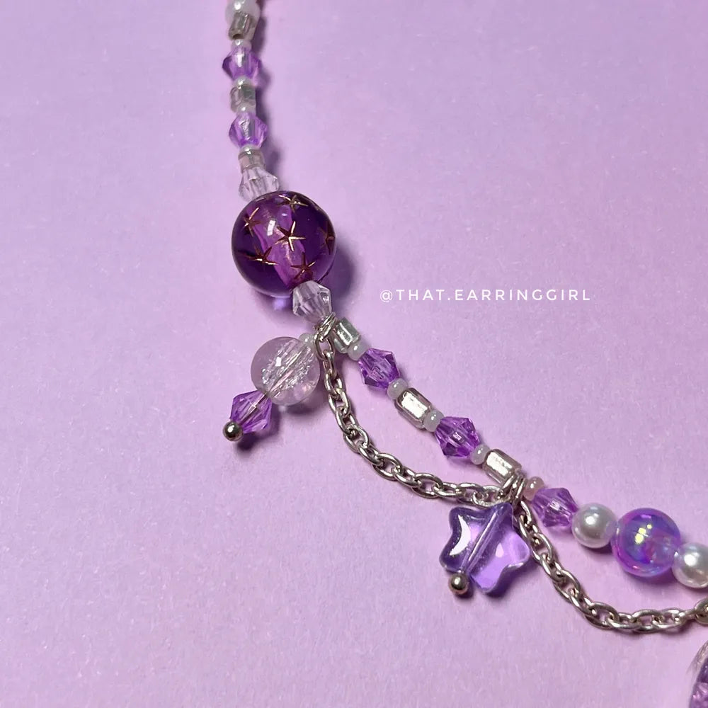 Lavender Stardust - Handmade Necklace