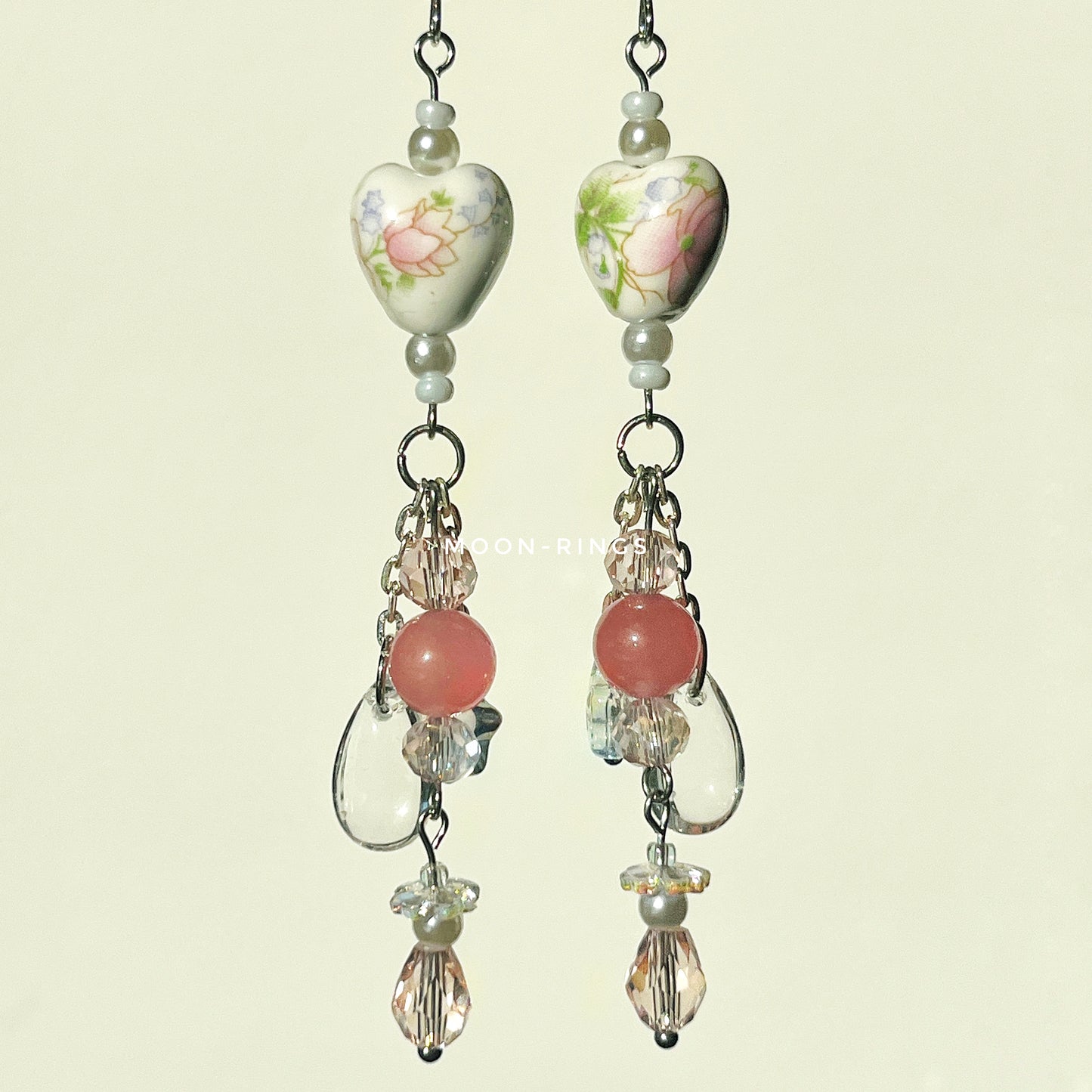 Delicate Blossom Rain - Handmade Earrings