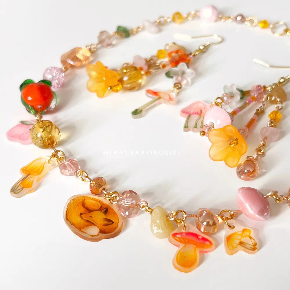 Autumn Fox - Handmade Necklace