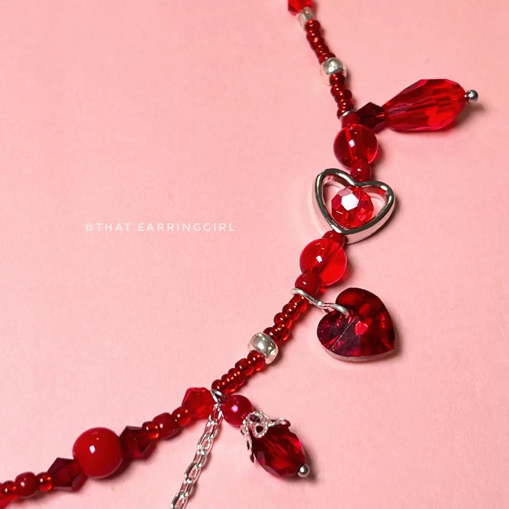 Queen of Hearts - Handmade Necklace