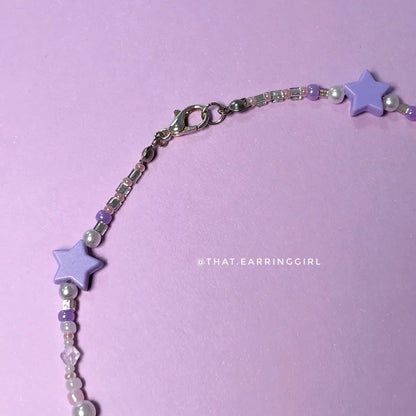 Lavender Stardust - Handmade Necklace