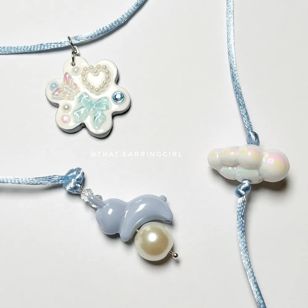 Coquette Clouds - Handmade Necklace