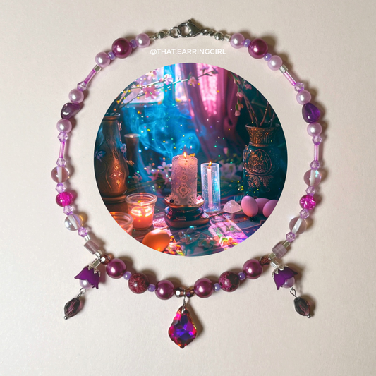 Amethyst's Enchantment - Handmade Necklace