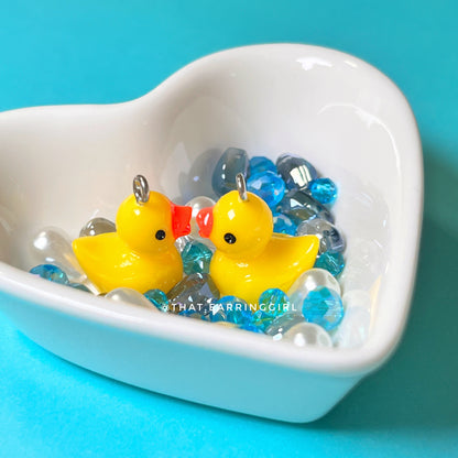 Ducky's Raindrop Dance - Handmade Earrings