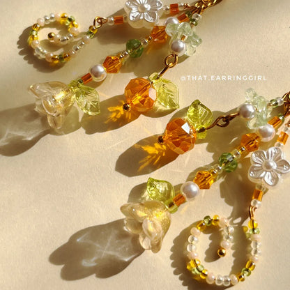 Orange Blossom - Handmade Earrings