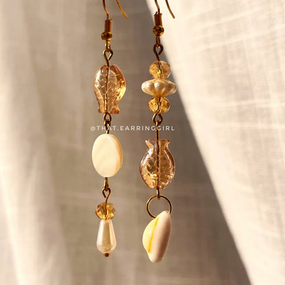 Gold Fish - Handmade Earrings