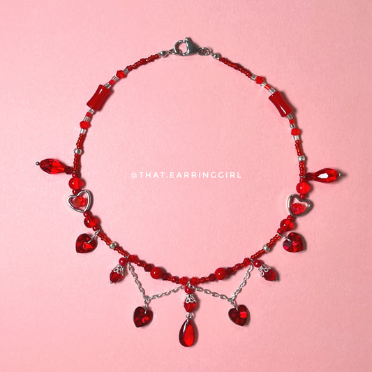 Red Heart - Handmade Necklace