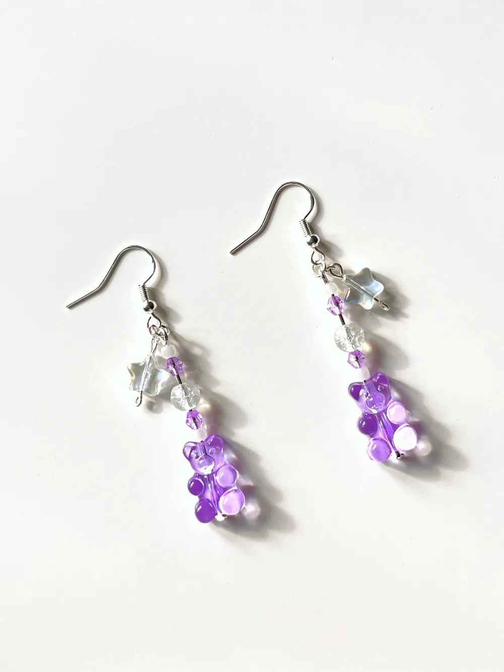 Lavender Gummybear - Handmade Earrings