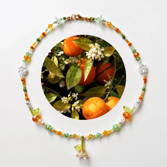 Orange Blossom - Handmade Necklace