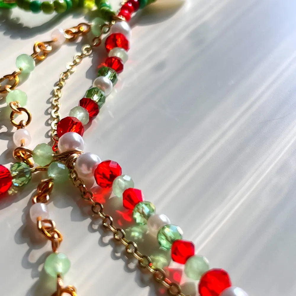 Strawberry Garden - Handmade Necklace