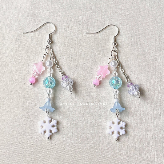 Sugar Snow Fairy - Handmade Earrings