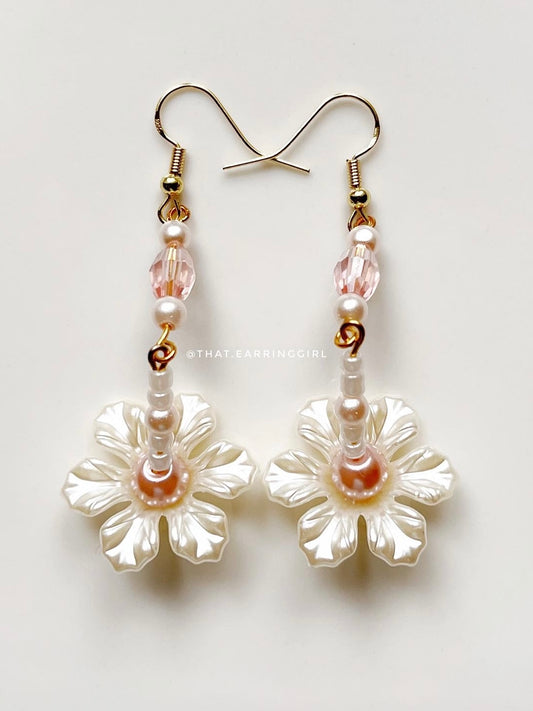 White Lotus - Handmade Earrings