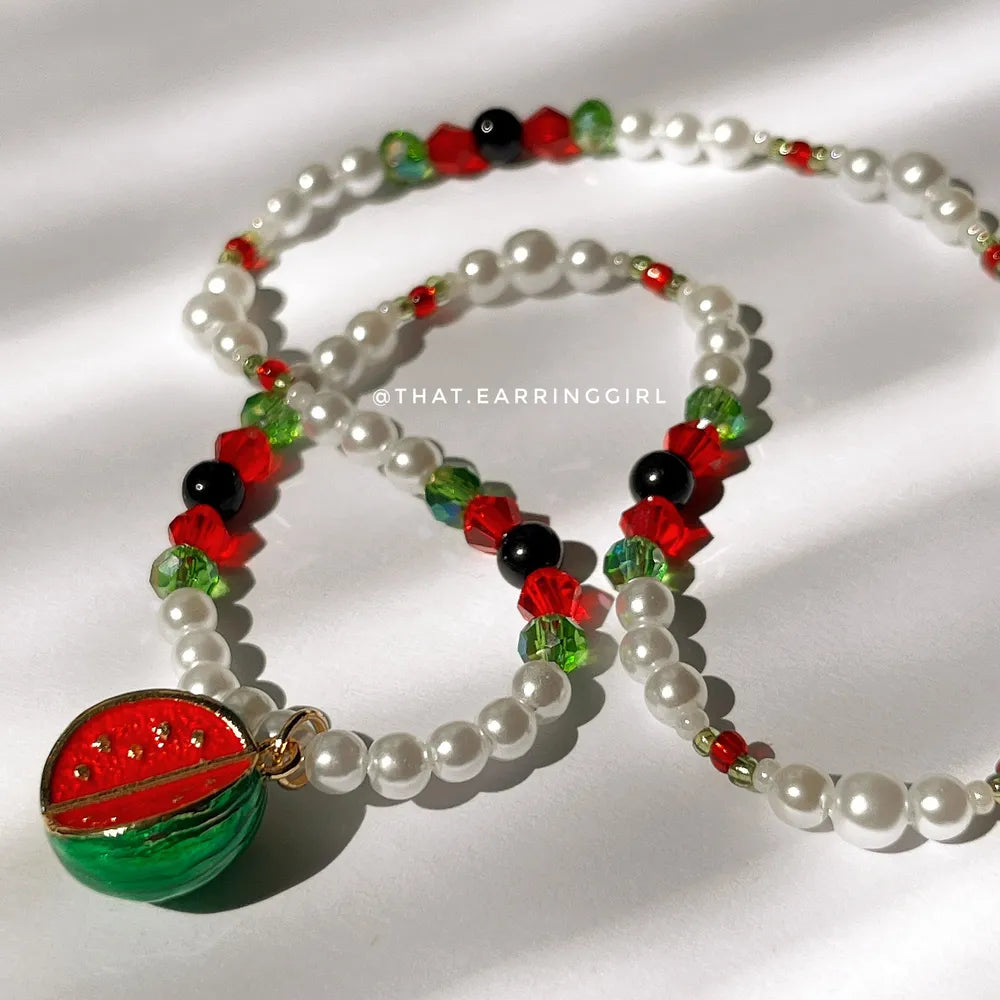 Watermelon - Handmade Necklace