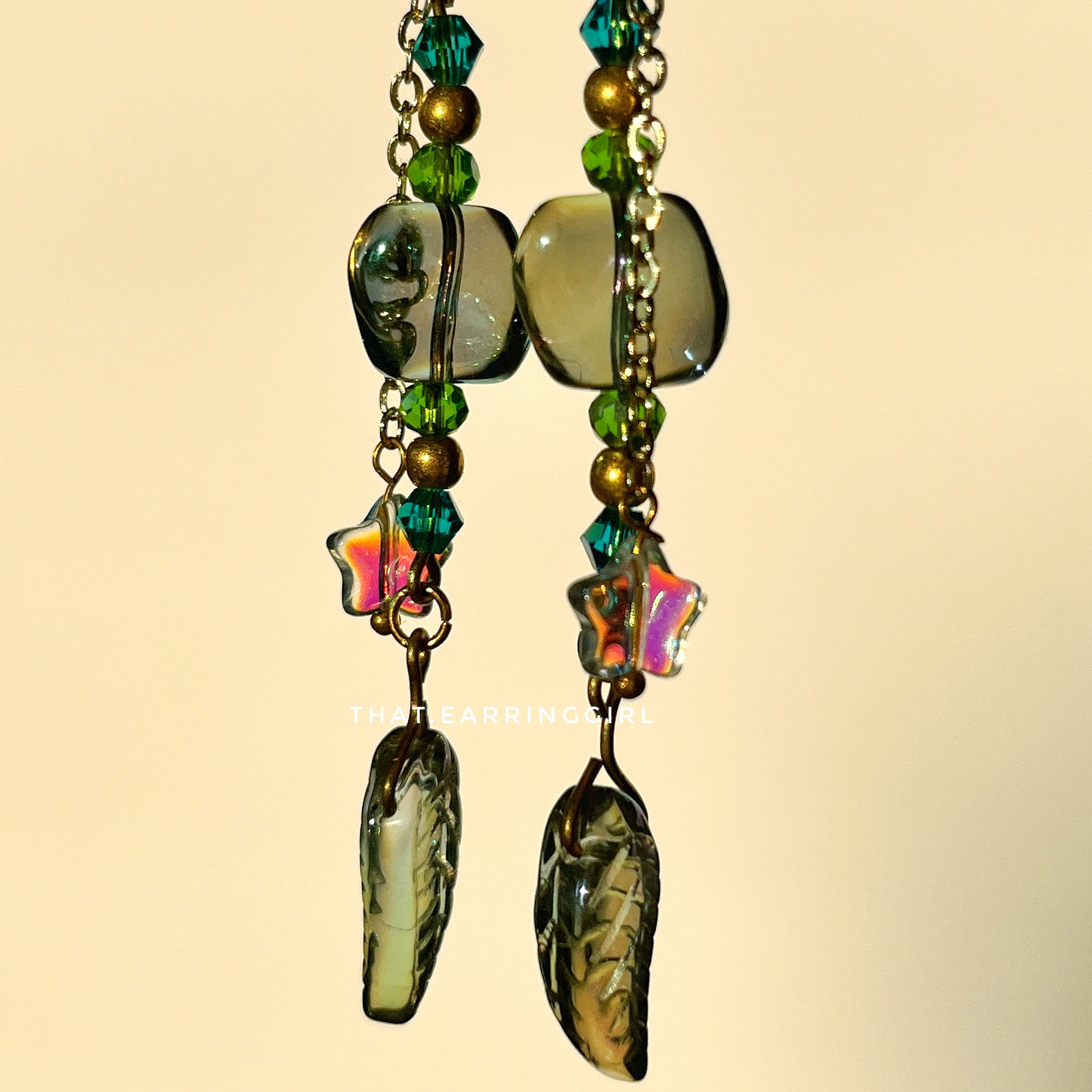 Jungle Night - Handmade Earrings