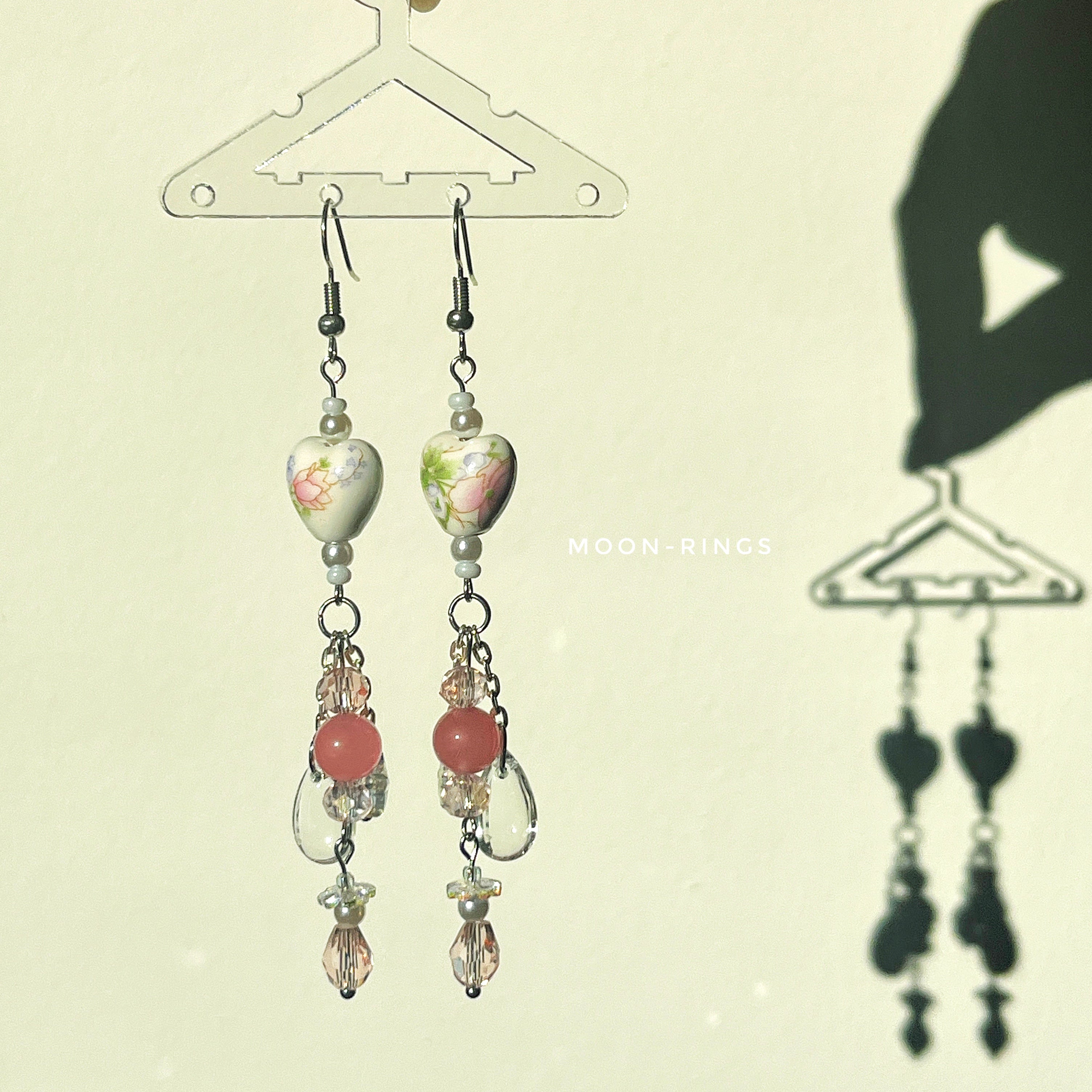 Delicate Blossom Rain - Handmade Earrings